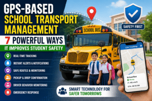 GPS-Based School Transport Management dashboard for student safety